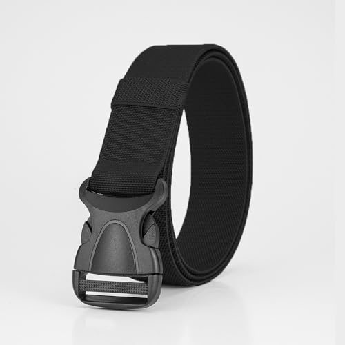 Nylon Belts 3.8cm Military Tactical Slide Plastic Buckle Belt Adjustable No Holes Canvas Web Belt Outdoor for Men