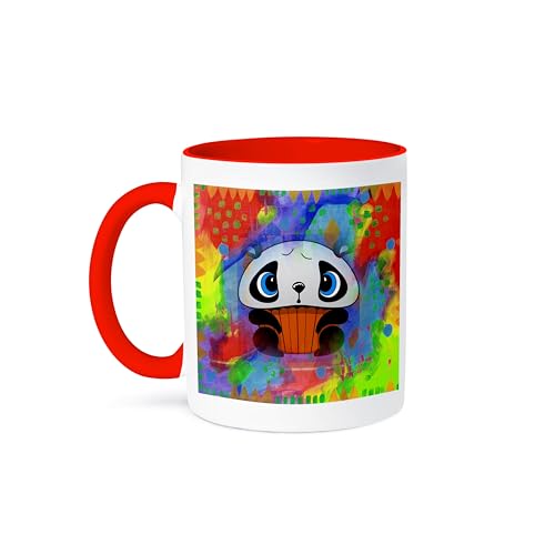 3drose Spiritual awakenings-cute ? 킢p_JbvP[LۃA[gin Vivid Colored Background ? }OJbv 11 oz zCg mug_218777_5
