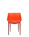 Kartell Dr. Yes Chaises en Polycarbonate, Rouge, 54,5 x 53 x 82 cm