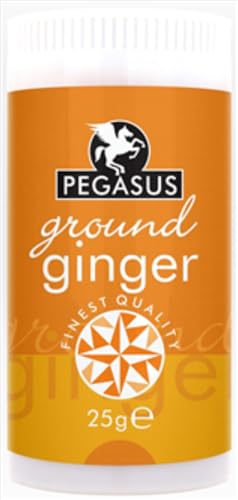 Pegasus Ground Ginger 25g Aromatic Spice for Cooking and Baking