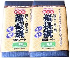 2個 備長炭シートDX デラックス 防カビ強化仕様 カビ抑制効果UP ハイスペック消臭備長炭シート 下駄箱 畳下 押入 クローゼット シンク下 床下収納 住まいの湿気・臭いを改善 天然防カビ配合 押入・畳下・クローゼット用 カット済 一畳分 100×100