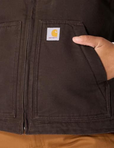 Image of Carhartt Women's Washed Duck Mock Neck Vest