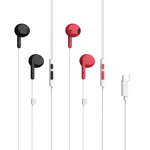 loveBuds | Two-Person USB-C Earbuds for Couples | Dual Headphones with Individual Volume Control & Microphones | Share Music Movies & Audiobooks Together | Includes Travel Pouch | 3-Year Warranty