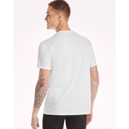 Hanes Men's Ultimate X-Temp Mesh V-Neck Undershirts, 4-Pack White M3