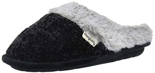 women's dearfoams chenille knit clog slippers