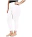 Yummie Women's Gloria Skimmer Cotton Stretch Shapewear Legging, White, Medium