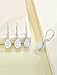YL 925 Sterling Silver Teardrop Dangle Drop Earrings for Women 7x10 MM Solitaire Created Opal Leverback Jewelry