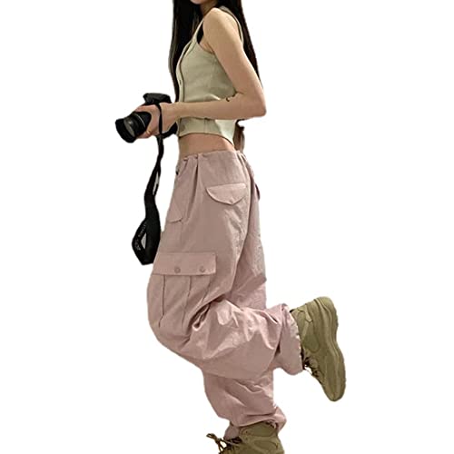 Grunge Baggy Pant Y2K Hip Hop Cargo Pants with Pockets Goth Punk Fairycore Clothing Vintage Alternative Streetwear