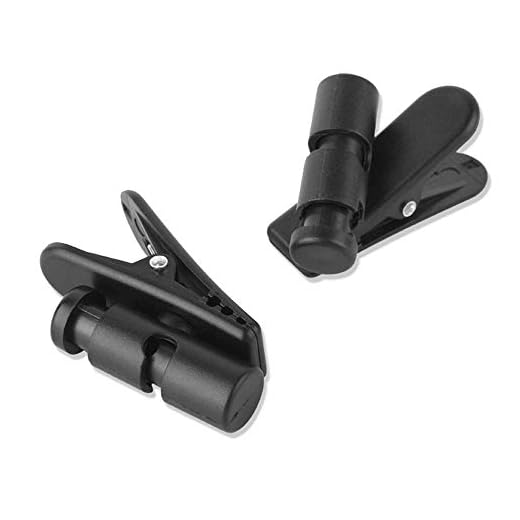 Headphone Clip Earbud Cable Clamp Wire Clip Compatible for Bose SoundSport QC20,PowerBeat 3,MEE Audio M6 PRO,RHA MA750,Sennheiser IE 80S,Aiaiai TMA-2, David Clark One-X, H10-13S for IEM Cable