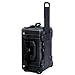 Pelican 1610 Case by ColorCase - Black - Large Sized Waterproof Case (Case Only) - Black Handles & Latches