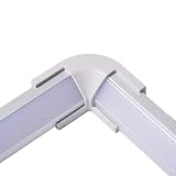 Aftertech WSPÓŁ KĄTKOWY DLA PROFILÓW ALUMINIOWYCH AFTERTECH CURVA 90° PLASTICZNE (dla profili 1919F - SZARY - M4K2)