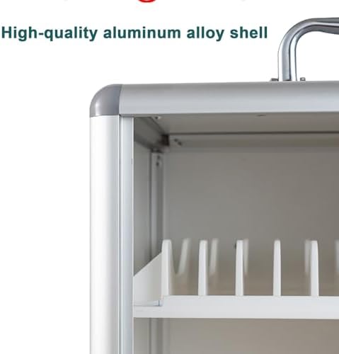 Wall-Mounted Cell Phone Locker Box, 48/60/72 Slots, Aluminum Alloy Storage Cabinet for Classroom, Office, Gym, School, Factory – Mobile Phone Storage Solution