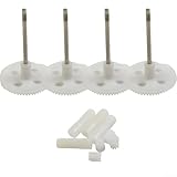 【 y práctico】Este juego de engranajes de motor + engranaje principal está hecho de materiales, su durabilidad y rendimiento duradero. Es una práctica pieza de repuesto para X5C X5SC RC Quadcopter Dr, proporcionando una funcionalidad confiable.