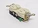 Hubbell Wiring Device Kellems, Straight Blade Devices, Receptacles, Duplex, Industrial Grade, 2-Pole 3-Wire Grounding, 15A 125V, 5-15R, Ivory, Single Pack
