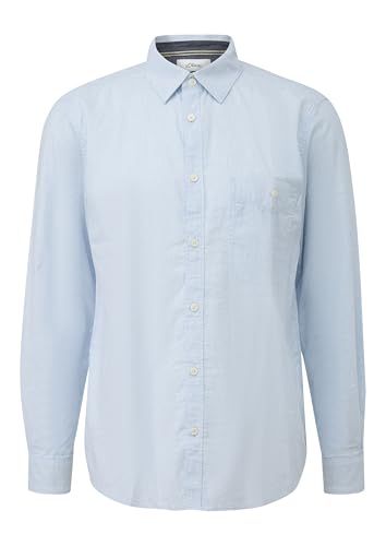 Camisa de cambray s.Oliver transpirable de hombre con bolsillo funcional 4