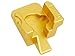 NDZ Performance Slide Cover Back Plate for Sig P320 Series 9mm .40 .357 .45 ACP, Textured Anodized Aluminum with Aspis Cut Design, Made in The USA, Sig P320 Accessories - Gold