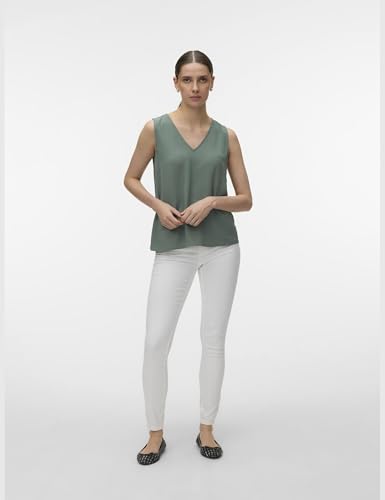 Jean skinny blanc VERO MODA Vmflash Mr stretch pour silhouette élancée - 3