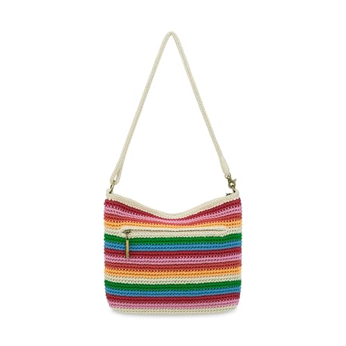 Image of The Sak Lumi Convertible Crossbody Purse - Women's Handbag for Everyday & Travel, 3-in-1 Small Crossbody in Crochet & Leather
