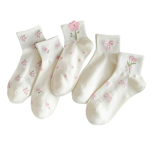 Image of YYaaloa Women Above Ankle Crew Socks Soft Cotton Casual Calf Workout Socks