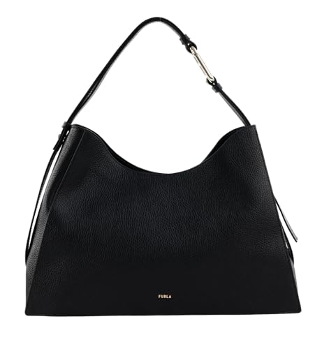 Furla Nuvola Hobo Bag L Nero : l'excellence du cuir et du design italien