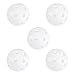 TOYANDONA 24pcs Pelotas de Entrenamiento de Golf de plástico Flujo de Aire Bolas de Golf de Impacto Hueco Juguete de Pelota para niños para Conducir Campo de práctica de oscilación Uso (Blanco)