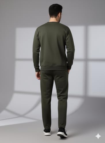 Image of Mack Jonney Graphic Print Track Suit for men | Co-ord Set | Warm Fleece Tracksuit Set | Full Sleeve Sweatshirt