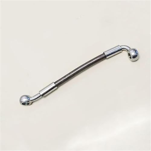 Flexible de frein tressé acier M10 moto hydraulique 150cm 28-90°