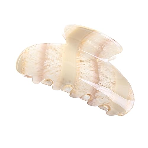 NOLITOY ヘアークリップ hair clip hair pin hair color 女性のヘアクリップ 女の子のための爪クリップ お風呂用ヘアクリップ ヘアクロー顎 アセテートシート 白い