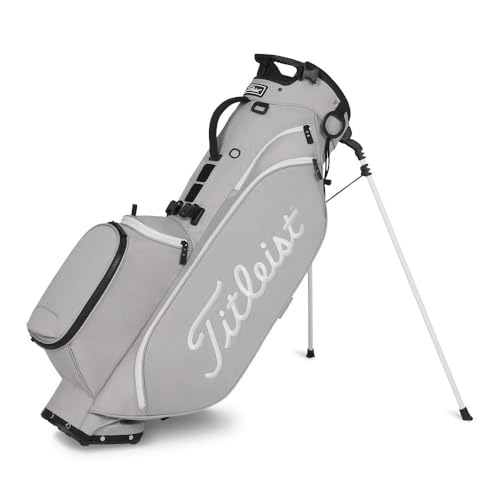 Titleist キャディバッグ スタンド付き グレー Players 4 Stand Bag | Lightweight Golf Stand Bag | Titleist