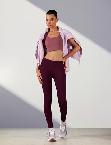 Image of Van Heusen Women's Stretch Fit High Rise Proactive Snug Fit Snug Fit Yoga Pants - High Stretch, Moisture Wicking