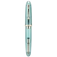 Amazon | Lanxivi Jinhao 9019 万年筆 Dadaoシリーズ 透明ブルー