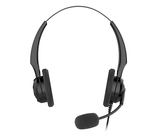 FLYINGVOICE HP200 Office Phone Headset – RJ9 Connection, 320° Rotation, Lightweight 95g for All Day Comfort, for Office, Call Center use