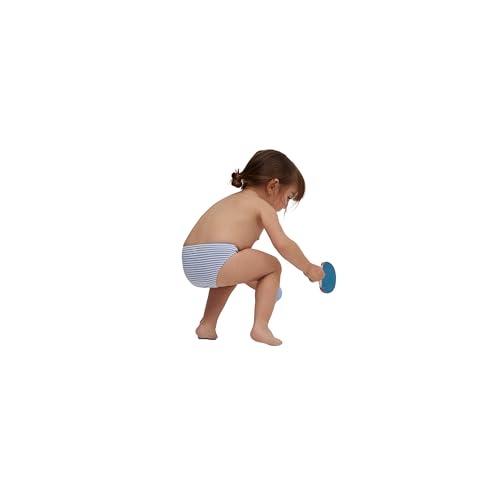 YSABEL MORA Bañador Culetín bebé Rayas Textura Flores - Look Adorabile per i più Piccoli - Design con Dettagli 3D - Perfetto per la Famiglia - Abbigliamento Comodo e Adattabile