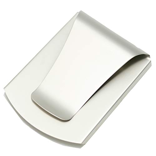 Storus スマートマネークリップ スリム両面クリップ+チャネルサイド付き ステンレススチール, チタン, 10 Narrow