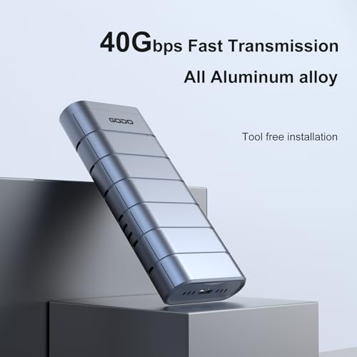 Image of GODO 40Gbps M.2 NVMe SSD Enclosure