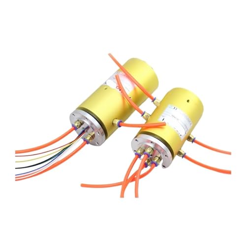 Anillo colector híbrido gas-eléctrico-hidráulico de 6 vías eléctricas y fluidos