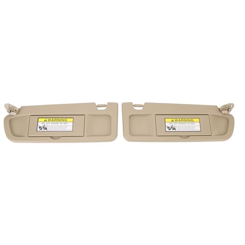 Pare-soleil beige avec miroir pour auto 2006-2011