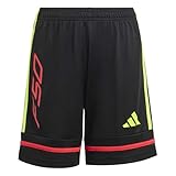 adidas Unisex Kids F50 Shorts Kids, Black/Team solar Yellow 2/Lucid red, 9-10 Years