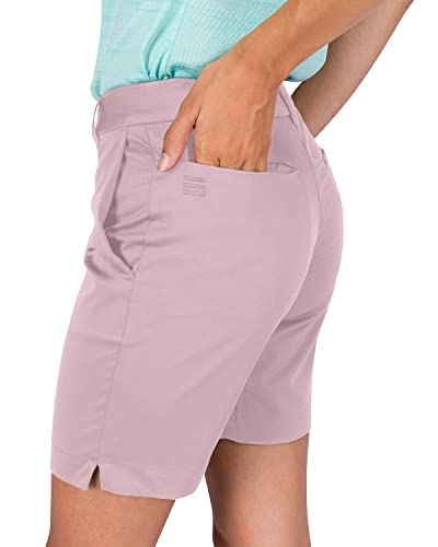 Three Sixty Six Womens Bermuda Golf Shorts 8 ½ Inch Inseam - Quick Dry Active Shorts with Pockets, Athletic and Breathable2