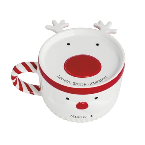 Juego de taza y plato Cookies For Santa Mud Pie miniatura 1