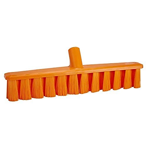 Balai de sol UST Vikan orange fibres moyennes pour éliminer les saletés