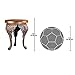 Design Toscano SP16060 Three Elephants of Timbe Sculptural End Table,Brown