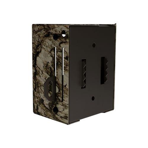 Stealth CAM Security/Bear Box - Durable Mountable Weather-Resistant Anti-Theft Wildlife Surveillance Game Hunting Trail Camera Protective Heavy-Duty Metal Box, Large, Camo by Stealth Cam - Used condition - Image 3