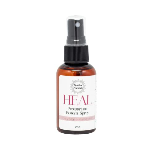 Image of Noelle's Naturals All Natural Postpartum Bottom Spray with Witch Hazel - 2oz - Cooling, Healing, Soothing, perineal Spritz for Moms During Postpartum Recovery After Childbirth
