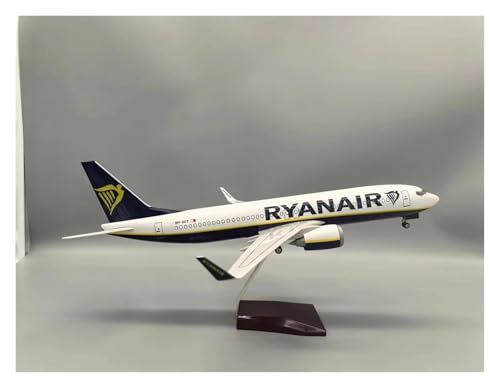 Modelo de avión Ryanair B737-800 escala 1:85 diecast de colección en resina 4