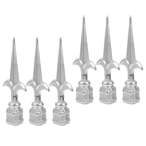 WHAMVOX de Tapas Accesorio Versátil y Resistente 6 Piezas Instalación Rápida para de de Hierro para Barandillas y Puertas Exteriores