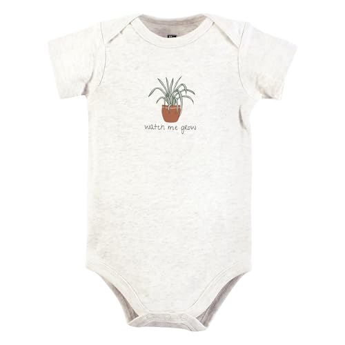 Image of Hudson Baby Cotton Bodysuits, Plants, 18-24 Months