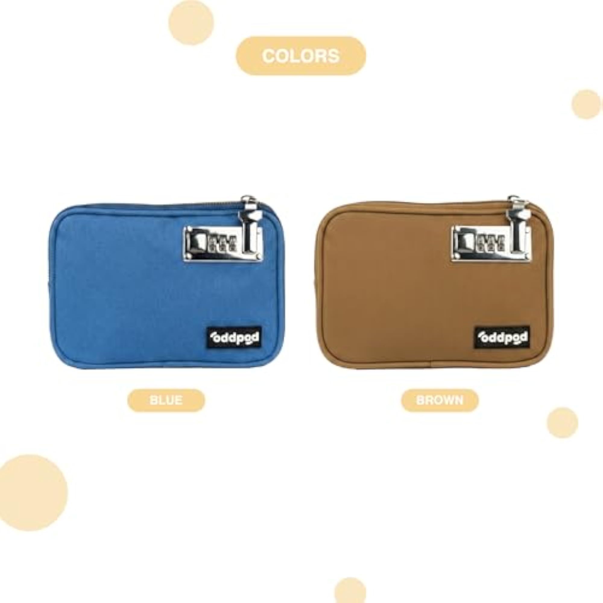 SecurePod Combination Lock Storage Pouch for Valuables