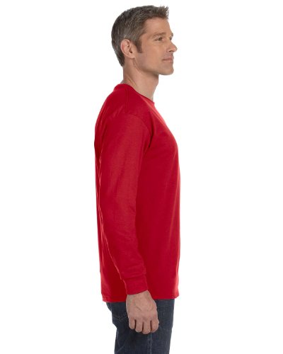 Image of Hanes Mens 6.1 oz. Tagless ComfortSoft Long-Sleeve T-Shirt (5586)