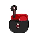 AC Milan TECHMADE AC Milan, Cuffie Senza Filo In Ear, auricolari con box ricarica Rosso/Nero